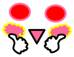 The pretty kao Sticker I feel like using sticker #9454014