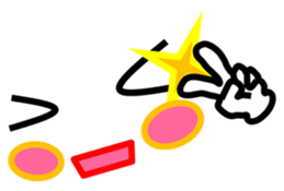 The pretty kao Sticker I feel like using sticker #9454017