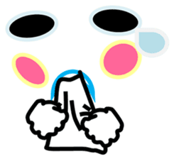 The pretty kao Sticker I feel like using sticker #9454022