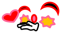 The pretty kao Sticker I feel like using sticker #9454031