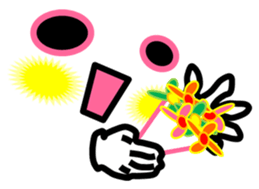 The pretty kao Sticker I feel like using sticker #9454043