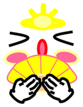 The pretty kao Sticker I feel like using sticker #9454046