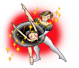 Ballet lover : Otonari-na sticker #9454054