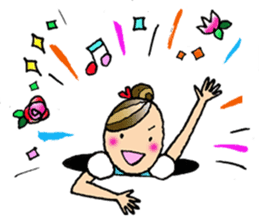 Ballet lover : Otonari-na sticker #9454078