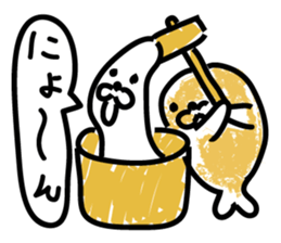 Powder covered seal sticker #9454200