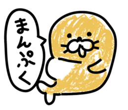 Powder covered seal sticker #9454212