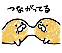 Powder covered seal sticker #9454214