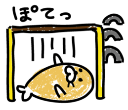 Powder covered seal sticker #9454221