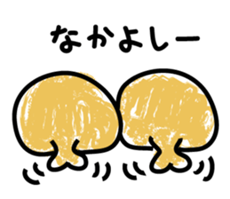 Powder covered seal sticker #9454229