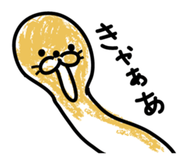 Powder covered seal sticker #9454240