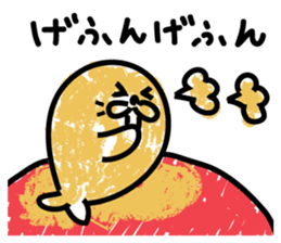 Powder covered seal sticker #9454245