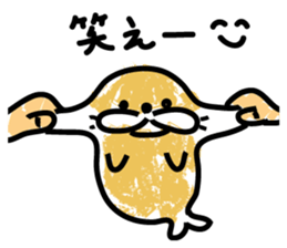 Powder covered seal sticker #9454247