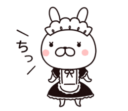 maid  rabbit sticker #9454718