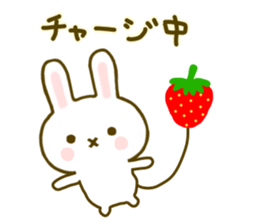 Rabbit Strawberry 7 sticker #9455332