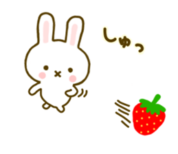 Rabbit Strawberry 7 sticker #9455336
