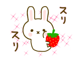 Rabbit Strawberry 7 sticker #9455337