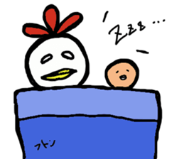 Chicken -san and friends sticker #9455610