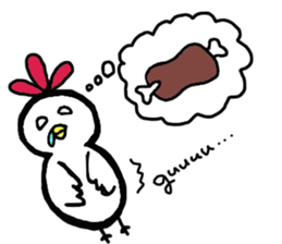 Chicken -san and friends sticker #9455645