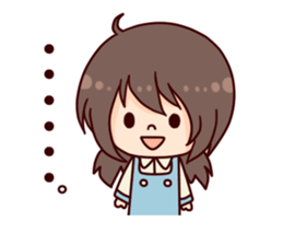 I want to be a cute girl sticker #9455676