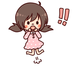 I want to be a cute girl sticker #9455680