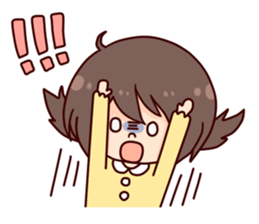 I want to be a cute girl sticker #9455681