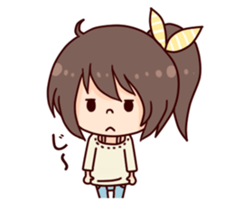 I want to be a cute girl sticker #9455685