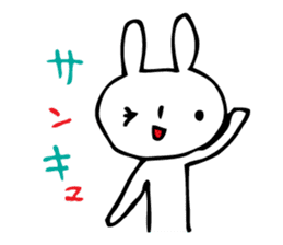 rabbit world sticker sticker #9455849
