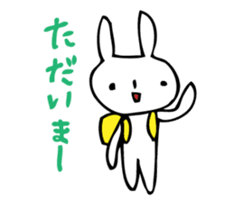 rabbit world sticker sticker #9455852
