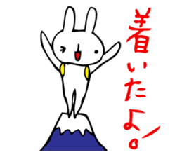 rabbit world sticker sticker #9455853