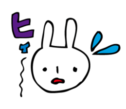 rabbit world sticker sticker #9455854