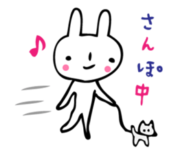 rabbit world sticker sticker #9455861
