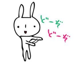 rabbit world sticker sticker #9455866