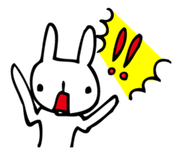 rabbit world sticker sticker #9455867