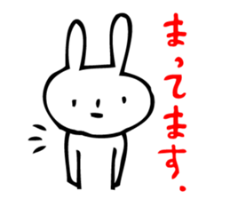rabbit world sticker sticker #9455868
