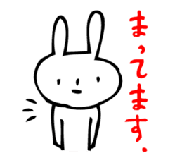 rabbit world sticker sticker #9455868