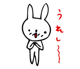 rabbit world sticker sticker #9455870