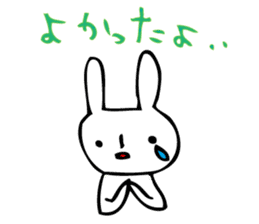 rabbit world sticker sticker #9455871