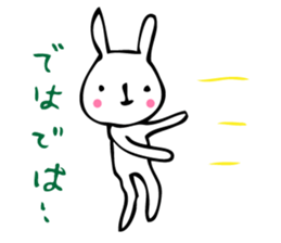 rabbit world sticker sticker #9455872