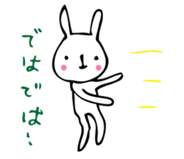 rabbit world sticker sticker #9455872