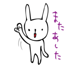 rabbit world sticker sticker #9455873