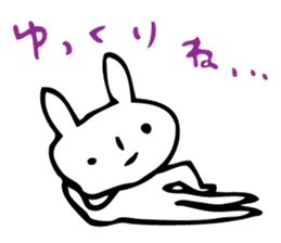 rabbit world sticker sticker #9455879