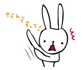 rabbit world sticker sticker #9455883