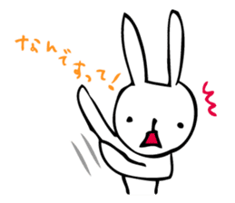 rabbit world sticker sticker #9455883