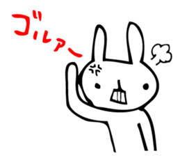 rabbit world sticker sticker #9455884