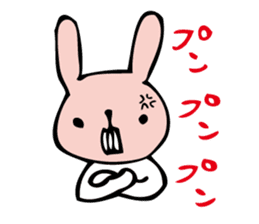 rabbit world sticker sticker #9455885