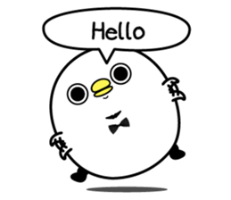 Higepiyo(English) sticker #9456049