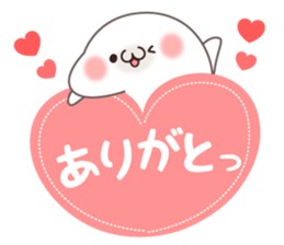 The seal talked by a respect language2 sticker #9456135