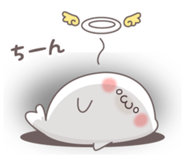 The seal talked by a respect language2 sticker #9456157