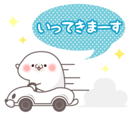 The seal talked by a respect language2 sticker #9456162