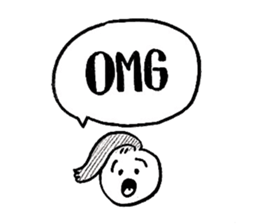 Tim and Jim speak in English sticker #9456410